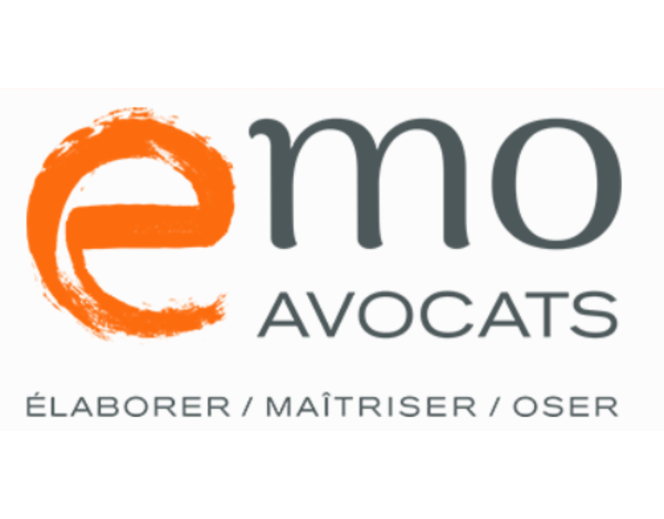 Logo EMO avocats, optimisation SEO local pour une page fixe